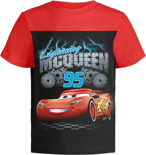 Vista 5 de Disney Camiseta gráfica Cars Lightning McQueen Pixar (juegos) Tow Mater Doc Cruz Finn Outfit Tee Niños Cumpleaños Ropa para niños