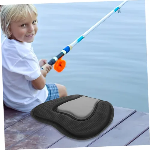 Vista 6 de INOOMP Cojín de kayak para asiento de canoa, asiento de remo para asiento de remo, alfombrilla de barco Eva