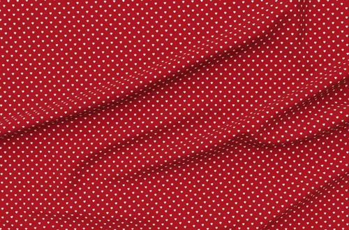 Vista 4 de Spoonflower Tela - Corazones blancos rojo oscuro amor boda San Valentín Día de San Valentín impreso en tela de gasa Fat Quarter - Costura de moda