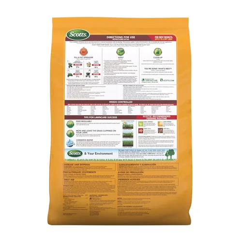 Vista 3 de Scotts Turf Builder WinterGuard Fall Weed & Feed5, Weed Killer Plus Fertilizante de otoño, 4,000 pies cuadrados, 11.28 libras. Weed Killer Plus