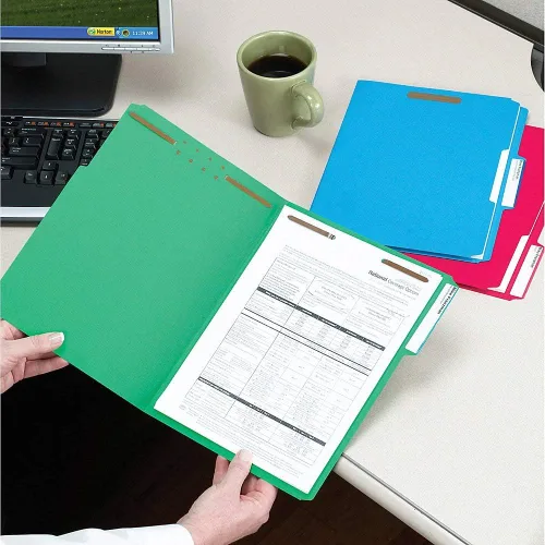 Vista 7 de Smead carpeta reforzada tamaño carta, 50 por caja, Variados