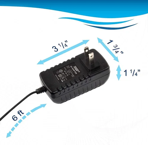 Vista 7 de HQRP Adaptador de CA/fuente de alimentación para teclados Casio CTK-591 / CTK591 / CTK-593 / CTK593 de repuesto [listado UL] Plus HQRP Euro Plug