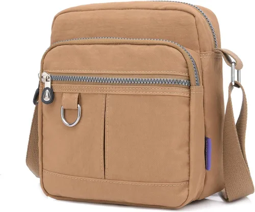 Vista 2 de Bolso cruzado de nailon casual, impermeable, ligero, para mujer