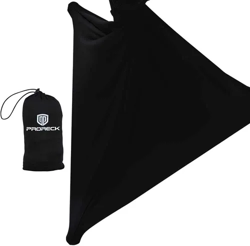 Vista 3 de PRORECK Soporte para altavoz Soporte Trípode Falda Skrim 360 Grados Cubierta Negro