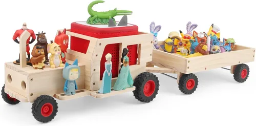 Vista 16 de para Caja Organizadora de Estantería Tonie, para Estante Magnético Tonie, Compatible con Caja Tonie Box 1/2 Reproductor, Figuras de Personajes