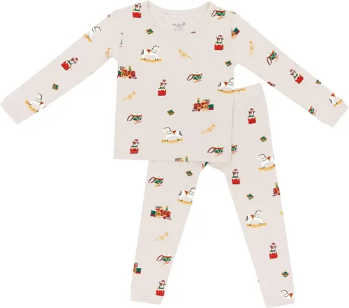 Vista 7 de KYTE BABY Juego de pijama para niños pequeños – Pijamas para niños pequeños hechas de material de rayón de bambú suave Pollito de Aloe