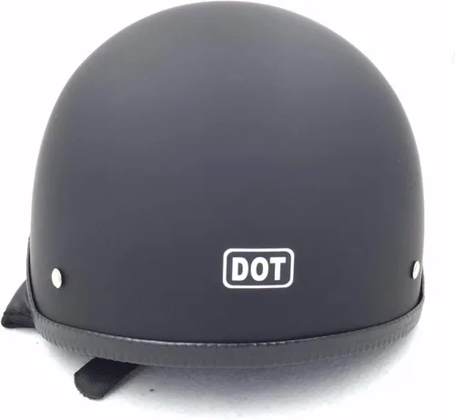 Vista 6 de SMT-DOT Certificado negro mate negro plano compatible con medio casco H-D Chopper Cruiser Biker M [B01FD30DSC]
