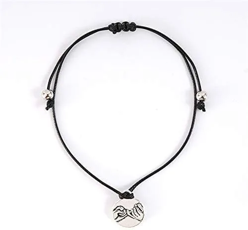 Vista 3 de Regalos de amistad para mujeres, mejores amigas, pulseras para 2 pulseras de relación a juego para parejas, mejores amigas, mamá e hija, hijo