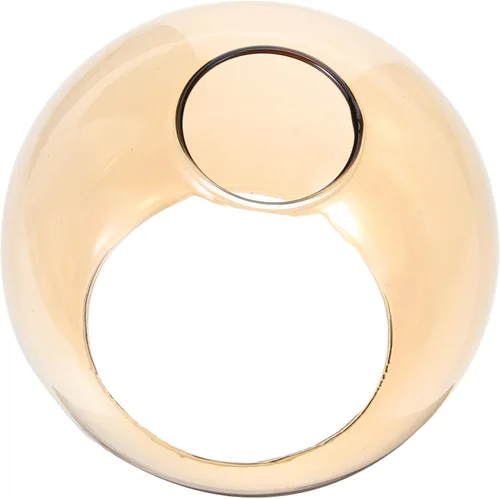Vista 10 de IMIKEYA Pantalla de lámpara de cristal transparente con forma de globo E27, doble cuello abierto, pantalla de repuesto para lámpara de bombilla