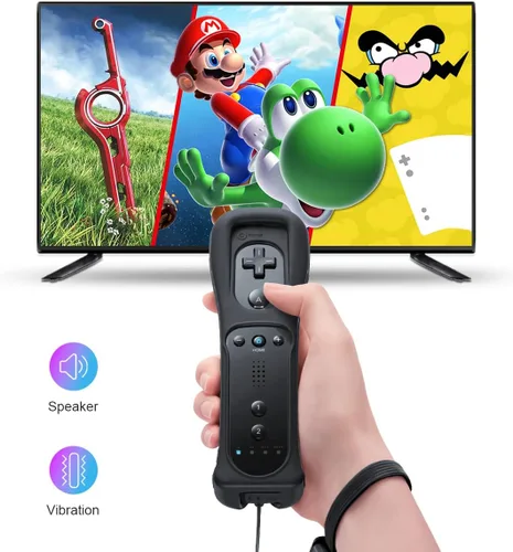 Vista 4 de Bameca Wii Controller - Paquete de 2, mando a distancia Wii y Wii U