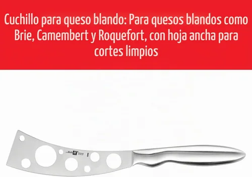 Vista 6 de ZWILLING Colección Juego de cuchillos de queso de 3 piezas para tabla de embutidos, juego de regalo