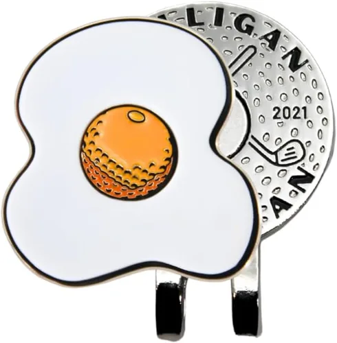Vista 61 de MULLIGAN HOOLIGAN® Marcador de pelota de golf + clip magnético para sombrero Esmalte de alta calidad Regalo divertido para los amantes del golf