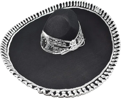 Vista 7 de Sombrero Charro Mariachi Adulto - Mexican Sombreros Mexicanos