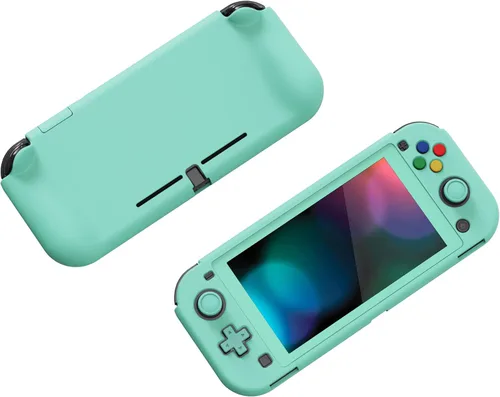 Vista 5 de PlayVital ZealProtect - Funda protectora para Nintendo Switch Lite, funda rígida de agarre ergonómico para Nintendo Switch Lite con protector