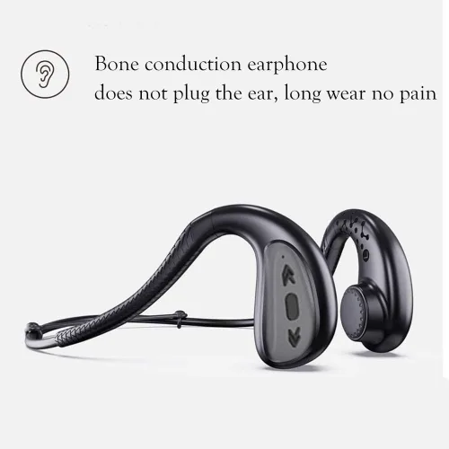 Vista 8 de IKXO Auriculares impermeables de conducción ósea Bluetooth 5.0 Auriculares inalámbricos IPX8 Oreja abierta Bluetooth Auriculares de gimnasio