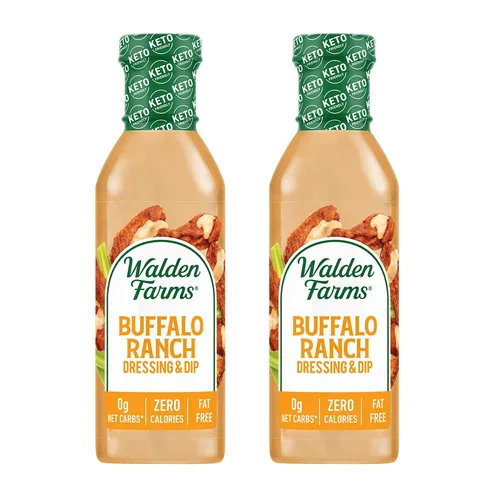 Vista 29 de Walden Farms Vinagreta balsámica de pera y blanca, sin calorías, sin gluten, baja en carbohidratos, apta para dieta cetogénica, vegana, sin azúcar