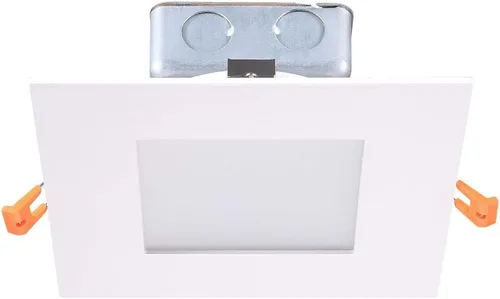 Vista 7 de UltraLux Foco empotrable LED de cable directo de 7 pulgadas con caja de 3000K, 750 lúmenes, CRI más de 80, TRIAC regulable, conectores WAGO