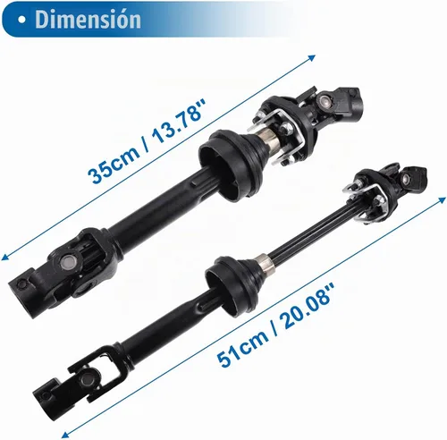 Vista 7 de X AUTOHAUX Eje Intermedio de Columna de Dirección para Ford Explorer 2011-2019 para Ford Flex 2013-2019 para Lincoln MKT 2013-2019 Eje Inferior