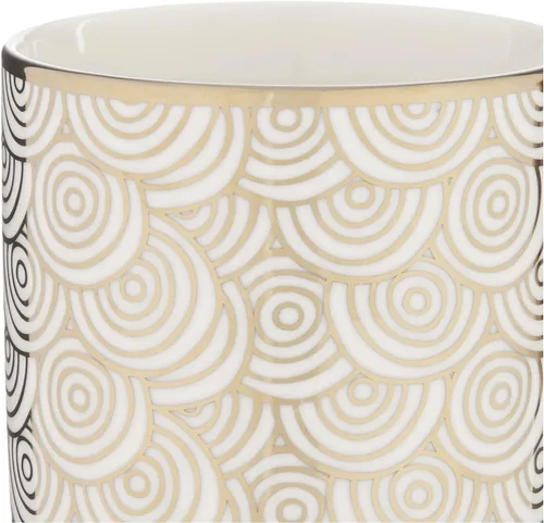 Vista 7 de Tazas bañadas en oro mosaico, juego de 6