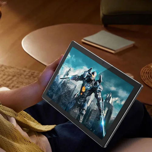 Vista 5 de Tablet Android 15 de 10 pulgadas, tabletas 2 en 1 con estuche de teclado ratón lápiz, 12 GB RAM 64 GB ROM 1 TB expandible, tablet PC con procesador