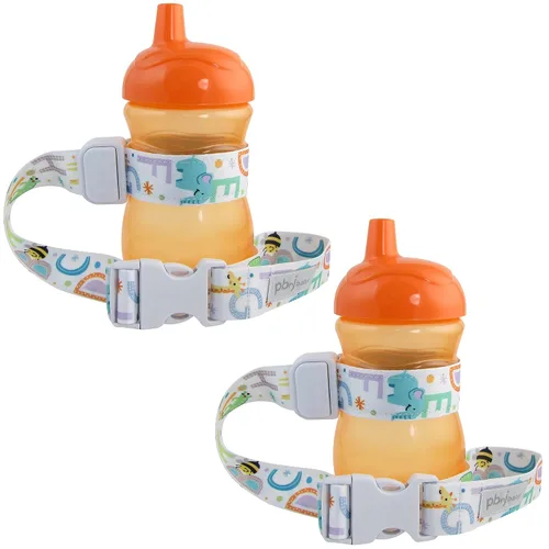 Vista 9 de PBnJ Baby SippyPal Sippy - Correa para portavasos (123, 2 unidades)
