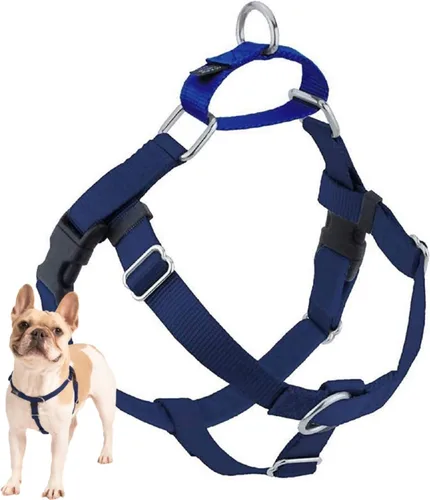 Vista 22 de 2 Hounds Design Freedom - Arnés para perro sin tirones, arnés ajustable, fácil de caminar y control cómodo, se adapta a perros pequeños, medianos
