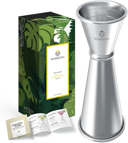 Vista 15 de Homestia Jigger para Bartending, taza de cóctel de doble medida de 2 oz y 1