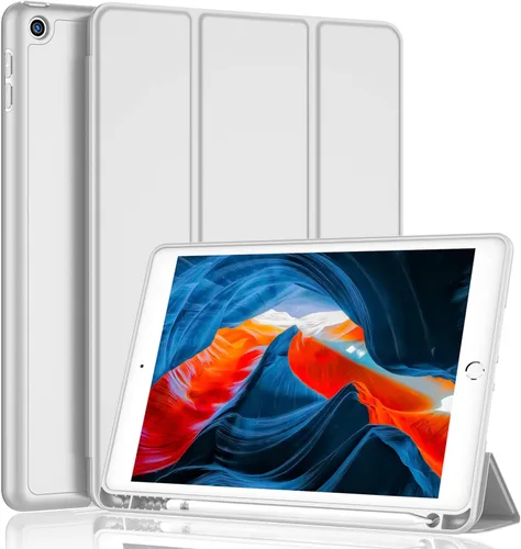 Vista 12 de iMieet - Funda para iPad de 9ª generación 2021/iPad de 8ª generación 2020 de 10.2 pulgadas con soporte para lápices, funda para iPad de 7ª