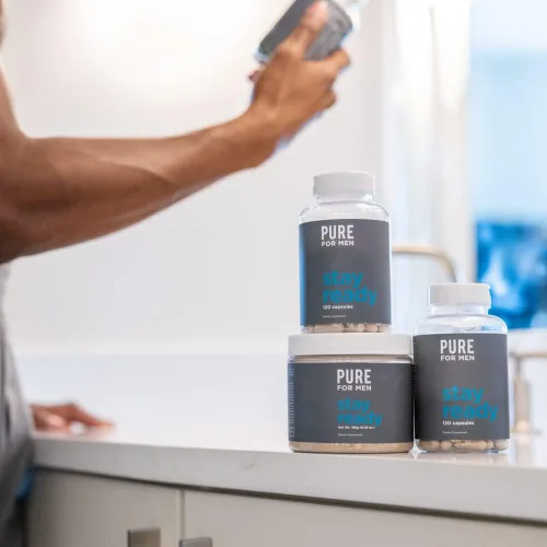 Vista 8 de Pure for Men - Suplemento original de fibra para limpieza vegana - Fórmula patentada comprobada, 1, 1