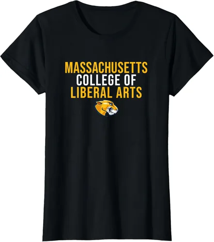 Vista 22 de Mass Liberal Arts MCLA Trailblazers - Camiseta apilada, Negro