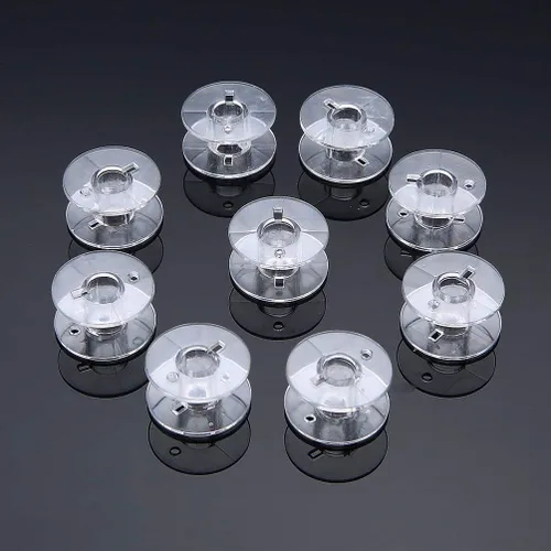 Vista 3 de Paquete de 30 bobinas de plástico para máquina de coser para Brother