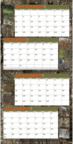 Vista 5 de TURNER LICENSING Realtree Hidden Hunter - Calendario de pared de 12 x 12 pulgadas (24998012062)