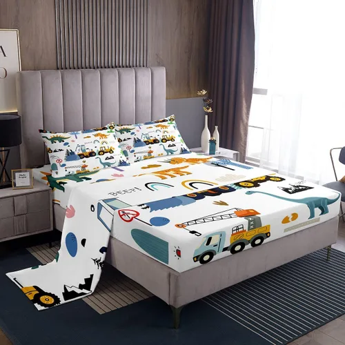 Vista 35 de Erosebridal Highland Cow - Juego de sábanas de tamaño individual con diseño de rosas para niños, niñas, adolescentes, adultos, animales salvajes