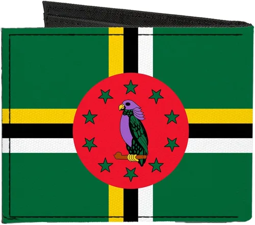 Vista 2 de buckle-downCartera de lona Bandera de Dominica accesorio