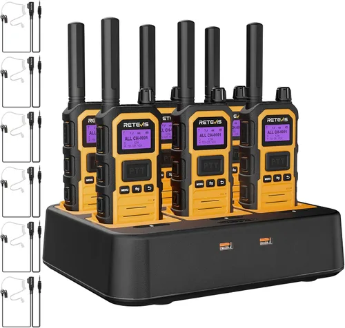 Vista 11 de Retevis Radios bidireccionales RB48D DMR de largo alcance, Walkie Talkies
