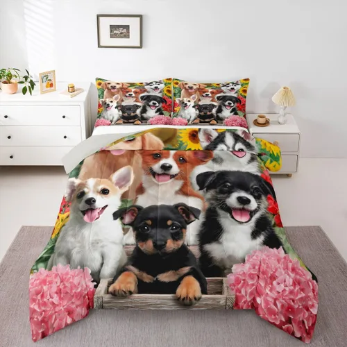 Vista 12 de Edredón de videojuegos para niños y adolescentes, juego de ropa de cama individual, juego de edredón para niños y jugadores, decoración del hogar