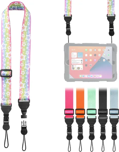 Vista 40 de FIEIL Correa de hombro ajustable, correa de nailon para cámara, cómoda correa para el cuello para iPad, tableta de teléfono celular, cámara, laptop
