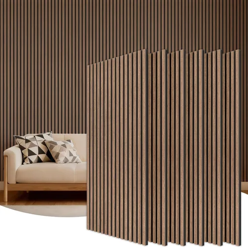 Vista 34 de TONOR Paneles de pared de madera para decoración de paredes interiores, paquete de 2 unidades de 47.2 x 23.6 pulgadas