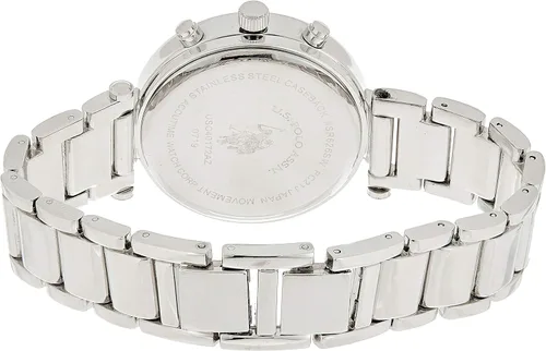 Vista 2 de US Polo Assn Reloj de cuarzo plateado para mujer Modelo USC40172