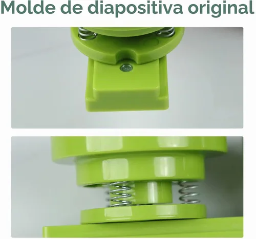 Vista 4 de Molde para Hacer Botones Happizza 2.25 pulgadas/58mm, Molde para Botones de Matriz Intercambiable Adecuado para Máquina para Hacer Botones de Carril