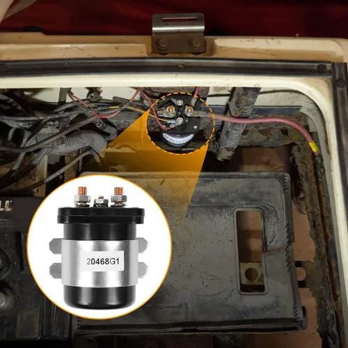 Vista 5 de RANSOTO Solenoide de 4 terminales de 36 V Compatible con EZGO, Club Car DS, Columbia, Yamaha Electric G4 G8 G9 G11 G16 Carrito de golf desde 1989