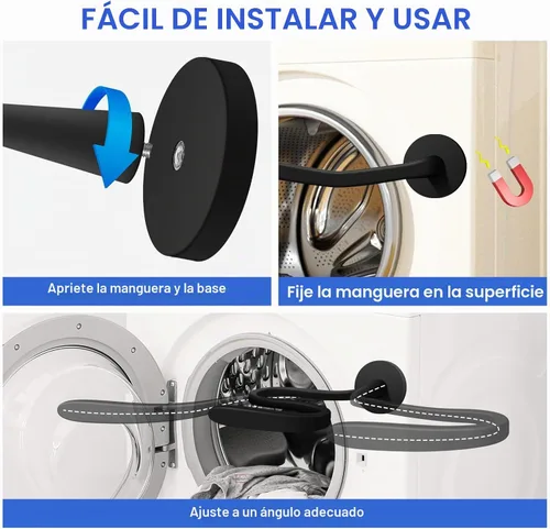 Vista 4 de Accesorio de puerta de lavadora de carga frontal premium, mantiene