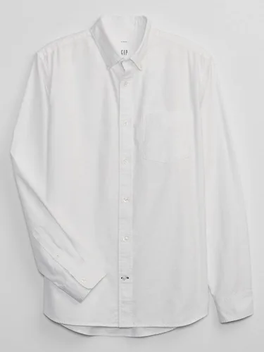 Vista 3 de GAP Men's Long Sleeve Oxford Button Down Shirt
