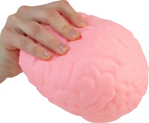 Vista 2 de ORB Easy Sqweezy Jumbo Brainy - Cerebro grande, divertido, lento y blando