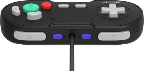 Vista 4 de Retro-Bit Legacy GC - Controlador con cable para Gamecube y Wii, color negro