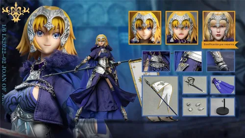 Vista 9 de Figura de acción de 1/6 Joan of Arc 12 pulgadas Super Flexible Figura Muñeca Set Completo