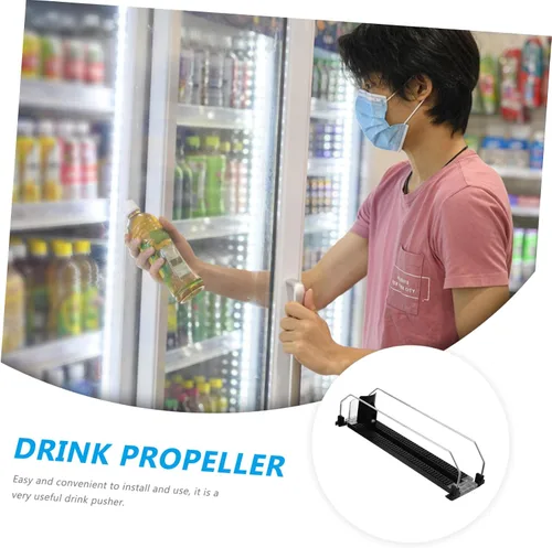 Vista 6 de Hemobllo Organizador de bebidas para nevera, botella de refrigerador, organizador de bebidas, estante de reposición de reposición de bebidas