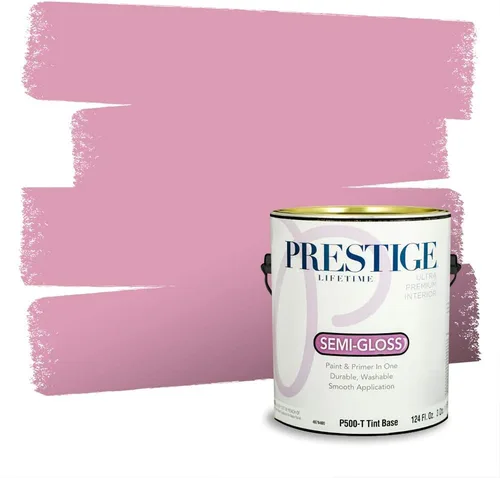 Vista 321 de Prestige Paints Pintura exterior e imprimación en uno, 1 galón, plano, coincidencia comparable de Valspar* Amber Rose*