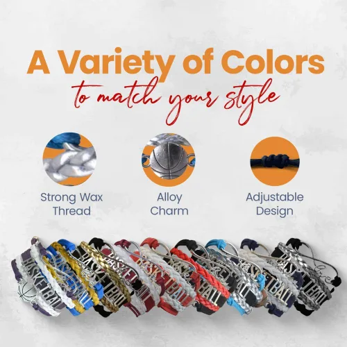 Vista 56 de Infinity Collection - Pulsera de baloncesto de regalo para equipos y jugadores