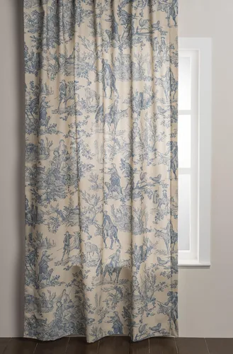 Vista 8 de Maison d' Hermine - Cortinas de 100% algodón, dos paneles, con filtro de luz, para sala de estar, dormitorio, con varilla y bolsillos de presillas